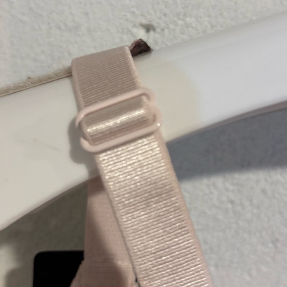 Renee Rofe pink lace bra wireless lightly padded size 36D - Picture 7 of 7